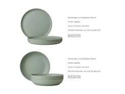 Silueta Tafel-Set 8-teilig Nordic White Geschirr