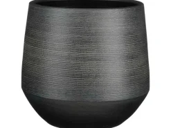 Clearance Mica Decorations Übertopf Evora Ø 30 cm x 28 cm Schwarz