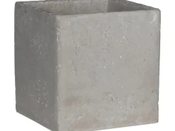 Töpfe<Mica Pflanzgefäß Jimmy 13 cm x 13 cm Hellgrau