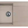 Best Miló Einbauspüle Granitverbundstoff Piatto 78 Sandbeige Granitspülen|Einbauküchen