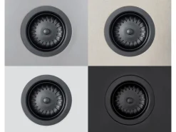 Clearance Miló Röhrensiphon-Set für Doppelbecken mit Exzenter Mattschwarz Ø 114 mm