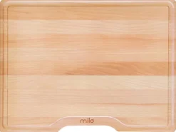 Hot Miló Schneidebrett für die Spüle Buchenholz Natur
