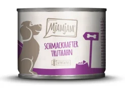 Sale Mjamjam Nassfutter Hund Schmackhafter Truthahn an Leckeren Möhrchen 200 g Kühlschränke