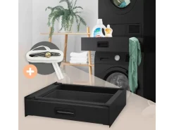 Best ML-Design Verbindungsrahmen für Waschmaschine mit Ausziehbarer Schublade Stahl