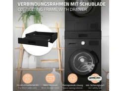 Best ML-Design Verbindungsrahmen für Waschmaschine mit Ausziehbarer Schublade Stahl