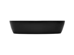 New ML-Design Waschbecken aus Keramik Schwarz 605x385x140 mm Abgerundeten Ecken