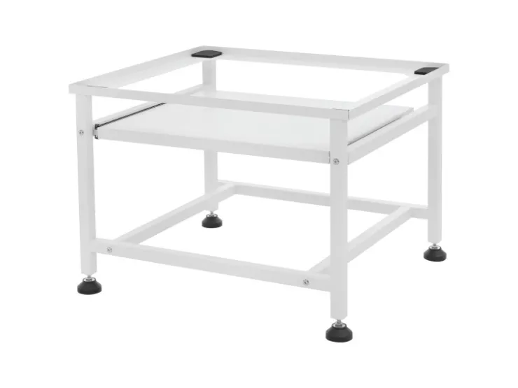 Best ML-Design Waschmaschinen Untergestell mit Schublade 63x54cm Stahl Schwarz 150kg