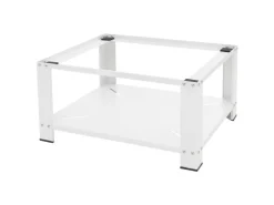 Hot ML-Design Waschmaschinen Untergestell mit Ablage 63x54 cm Stahl Weiß bis 150kg