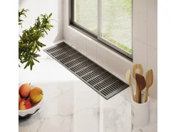 Clearance MS Beschläge Alu-Gitter 150 x 1000 mm Anthrazit RAL 7016 Luftzirkulation