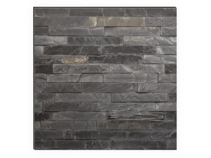 Best MySpotti Küchenrückwand Profix Cucina Black Brick 100 x 60 cm Stein Anthrazit
