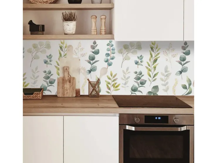 Best MySpotti Küchenrückwand Profix Cucina Provence 100 x 60 cm Lila Mix Küchenrückwände