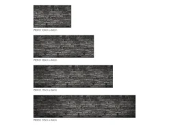 Best MySpotti Küchenrückwand Profix Cucina Nero 270 x 60 cm Stein Anthrazit Küchenrückwände