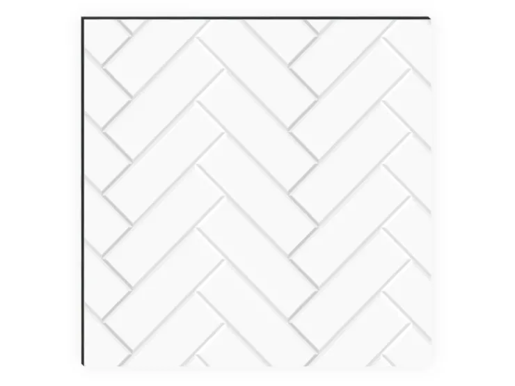 Best MySpotti Küchenrückwand Profix Cucina Herring 100 x 60 cm Weiß