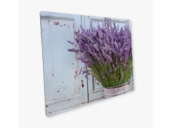 Best Myspotti Mini-Spritzschutzplatte Vintage Lavendel 59 cm x 41 cm Küchenrückwände