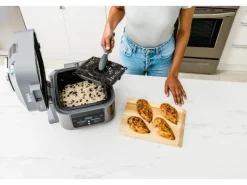 Online Cooking System und Heißluftfritteuse ON400DE Speedi Rapid Hellgrau Haushaltsgeräte