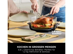 Hot Ninja Glas-Heißluftfritteuse FN101EUST CRISPi 4-in-1