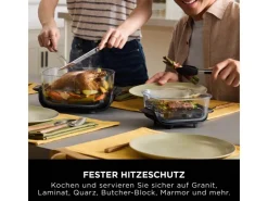 Hot Ninja Glas-Heißluftfritteuse FN101EUST CRISPi 4-in-1