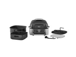 Hot Ninja Grill und Heißluftfritteuse AG301EU Foodi Grau-Schwarz