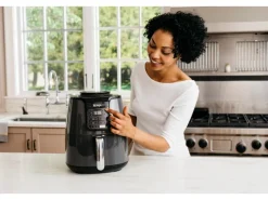 Discount Heißluftfritteuse AF100EU Grau-Schwarz Haushaltsgeräte