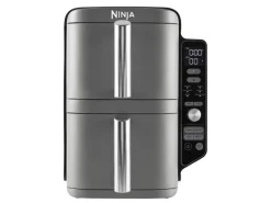 Outlet Heißluftfritteuse Double Stack XL SL400EU m. 2 Ebenen 9,5 l Grau Haushaltsgeräte