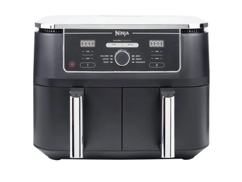 Heißluftfritteuse Foodi Max AF400EU Dual Zone Schwarz Haushaltsgeräte