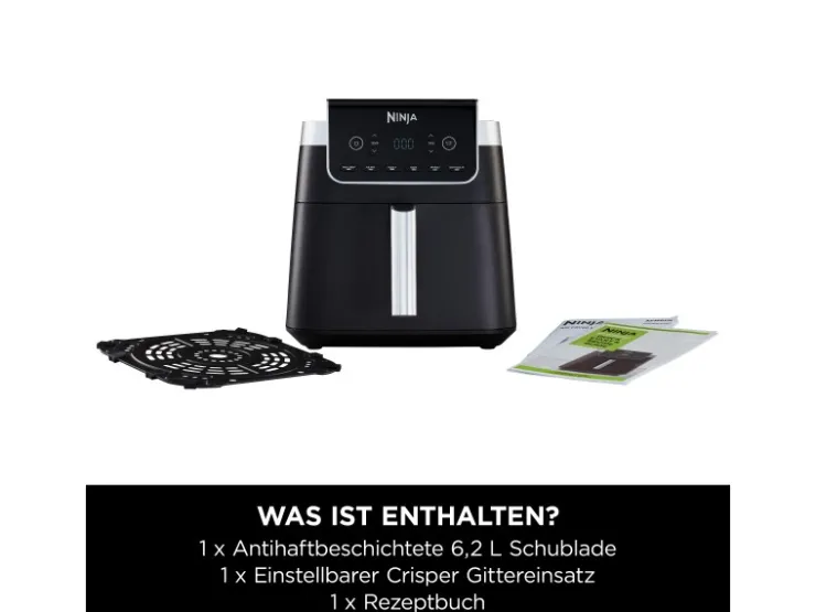 Online Ninja Heißluftfritteuse Max Pro AF180EU 6,2 l