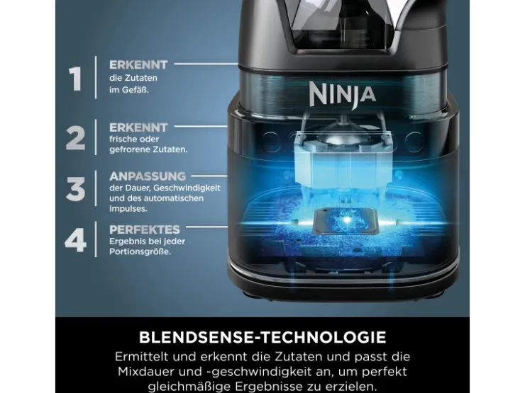 Ninja Mixer und Processor TB401EU Detect Power Pro Schwarz