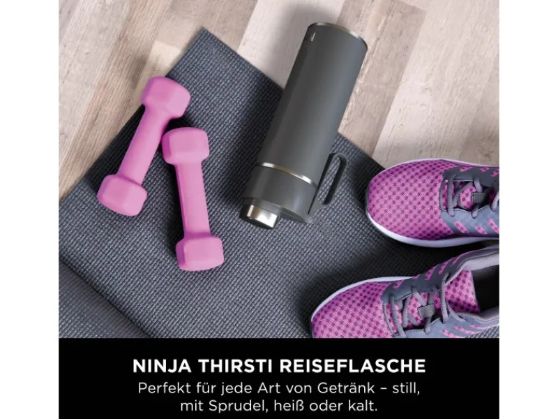 Outlet Trinkflasche Thirsti DW1801EUUKGY 530 ml Grau Haushaltsgeräte