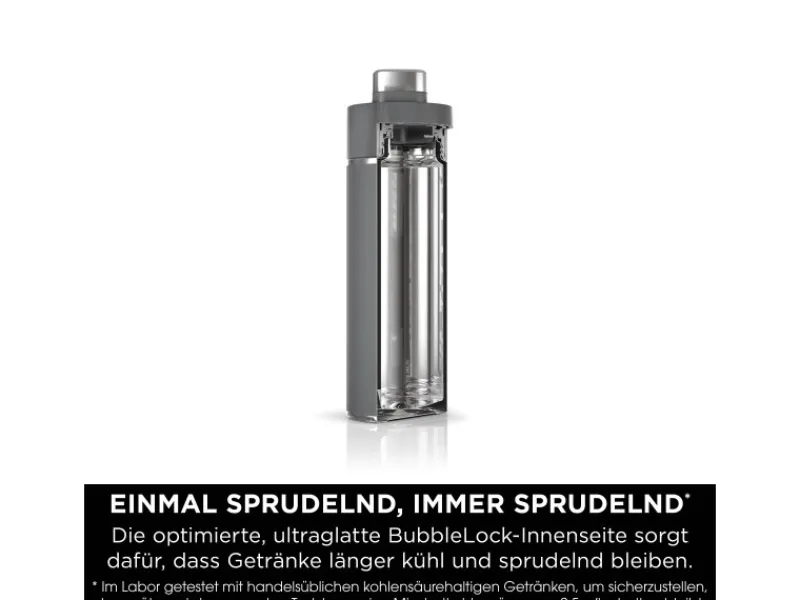 Outlet Trinkflasche Thirsti DW1801EUUKGY 530 ml Grau Haushaltsgeräte