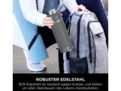 Outlet Trinkflasche Thirsti DW1801EUUKGY 530 ml Grau Haushaltsgeräte