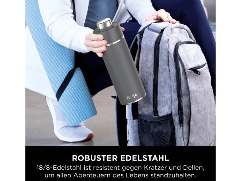 Outlet Trinkflasche Thirsti DW1801EUUKGY 530 ml Grau Haushaltsgeräte