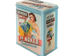 New Vorratsdose Laundry Today or Naked Tomorrow L 10 x 14 x 20 cm Vorratsdosen|Vorratsbehälter