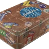 Hot Nostalgic-Art Vorratsdose Pan Am - Travel Stickers 23 cm x 16 cm x 7 cm