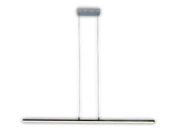 Näve Kücheninseln<LED-Pendelleuchte Beam Stahl-Blank 111 cm x 100 cm x 2 cm