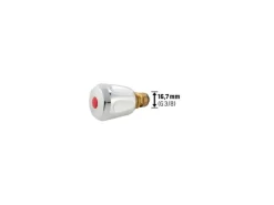 Ersatzteile Küchenarmatur<OBI ABS-Oberteil für Heißwassergeräte 16,7 mm (G 3/8) Rot