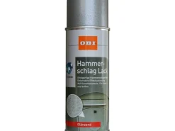 OBI Töpfe<Hammerschlag Lack Spray glänzend 400 ml Silber