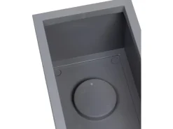 Best Ondis24 Pflanzkübel Vulkan 57 L Grau Blumentopf Pflanzgefäß