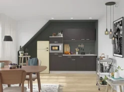 Best Faro220 Küchenzeile 210 cm Anthrazit Einbauküchen