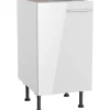 Best Küchen-Unterschrank Rurik986 45 cm x 87 cm x 58,4 cm Weiß Küchenschränke