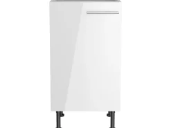 Best Küchen-Unterschrank Rurik986 45 cm x 87 cm x 58,4 cm Weiß Küchenschränke