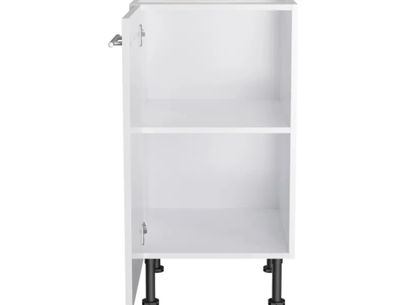 Best Küchen-Unterschrank Rurik986 45 cm x 87 cm x 58,4 cm Weiß Küchenschränke