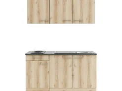 Clearance Optifit Livorno290 Miniküche 150 cm Wildeiche Nachbildung