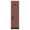 Best Optifit Nizza407 Küchen-Geräteumbauschrank 60 cm Rostrot