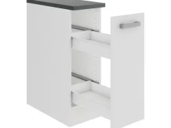 Best Optifit Oslo214 Küchen-Unterschrank 30 cm Feinstruktur Weiß