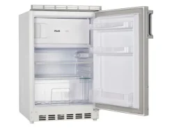 Optifit Miniküchen|Gefrierschränke<Rimini409/Nizza407 Miniküche 150 cm Rilllendekor Nussbaum / Rostrot