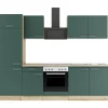 Sale Savona405 Küchenzeile 270 cm Steingrün Winkelküchen