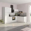 Optifit Winkelküchen<Winkelküche Optikoncept Rurik ohne E-Geräte 270 cm Weiß
