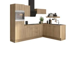 Discount Optifit Winkelküche Optikoncept Erik ohne E-Geräte 270 cm Wildeiche Nachb.