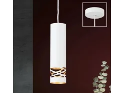Outlet Orion Leuchten Hängeleuchte Trance 80 cm x 30 cm 1 x GU10 Weiß Gold