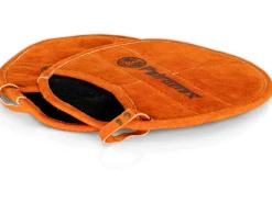 Best Aramid Topflappen mit Eingriff Paar Schwarz-Orange Töpfe
